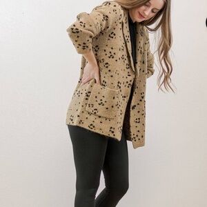 Saltwater Luxe blazer cardigan button front NWT S